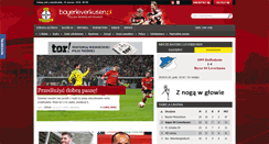 Desktop Screenshot of bayerleverkusen.pl