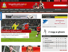 Tablet Screenshot of bayerleverkusen.pl